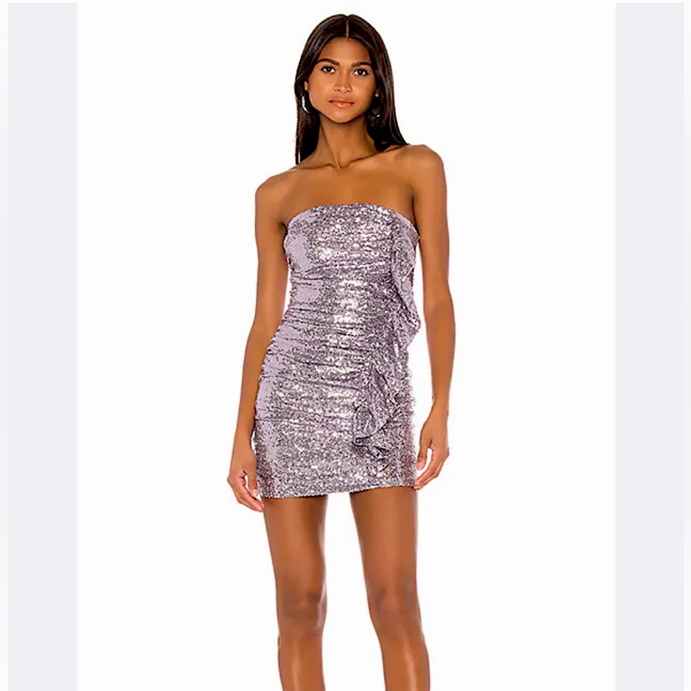 BRAND NEW - REVOLVE / SUPERDOWN Bowie Sequin Mini Dress - (Size M)